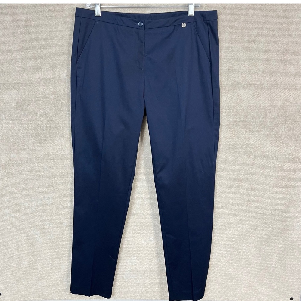 Massimo Rebecchi Navy Blue‎ Chino Trouser pants Women's Size US 10